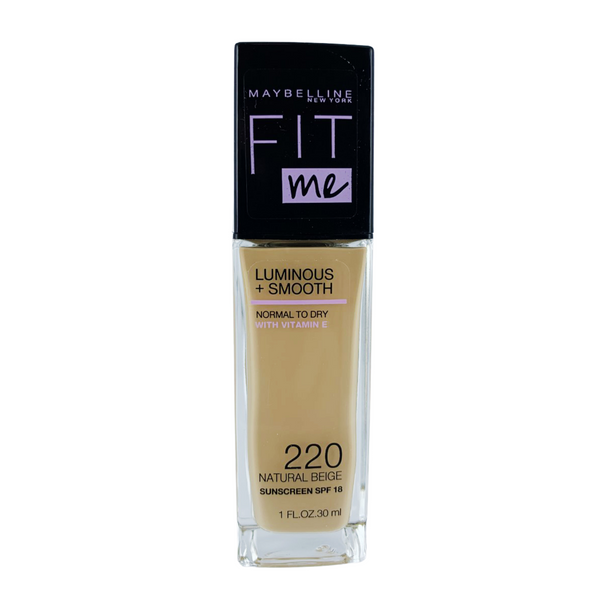 Maybelline Fit Me Luminous &amp; Smooth Foundation | 220 Naturbeige