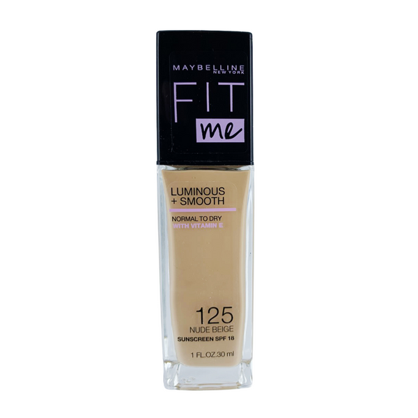 Maybelline Fit Me Luminous &amp; Smooth Foundation | 125 Nude Beige